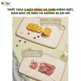  CX-E0023 - Thớt Nhựa Kháng Khuẩn Đa Năng Bear - Size S 