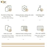 CX-E0023 - Thớt Nhựa Kháng Khuẩn Đa Năng Bear - Size S 
