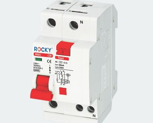 RKEC-1P - Cầu dao chống rò và bảo vệ ngắn mạch ROCKY