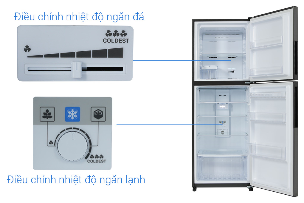  SJ-XP382AE-DS - Tủ Lạnh Sharp Inverter 360 Lít 