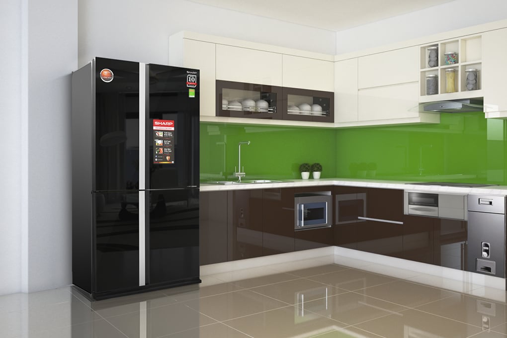 Sharp Inverter 605L SJ-FX688VG-BK – Khoảng 18 triệu