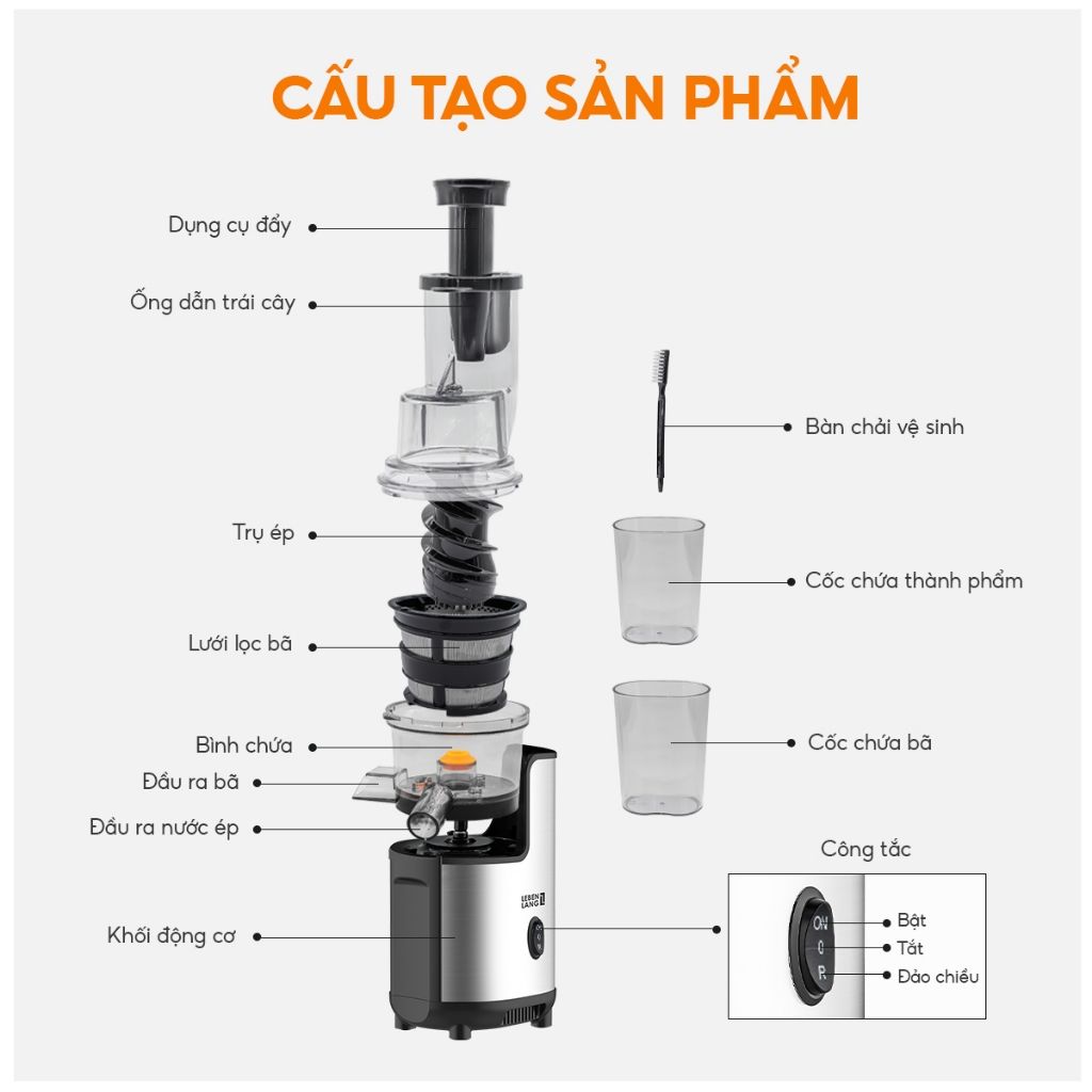  LBSS3937_Máy Ép Chậm Lebenlang 