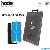  Dán Cường Lực iPhone 12 Pro Max HODA 2 In 1 Chống Nhìn Trộm, Chống Vân Tay Kèm Khung Dán 