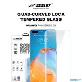  Dán cường lực Huawei P40 Pro Loca UV Zeelot PureGlass 3D Clear 