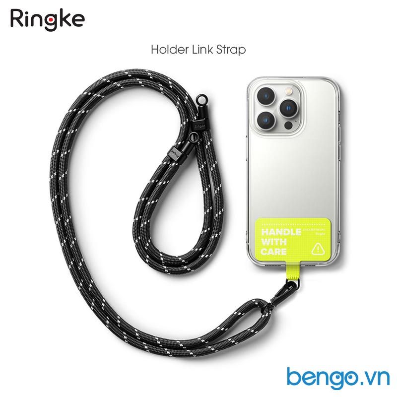  Dây đeo điện thoại RINGKE Holder Link | Tarpaulin Neon Green 