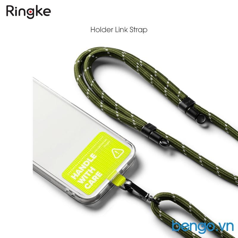  Dây đeo điện thoại RINGKE Holder Link | Tarpaulin Neon Green 