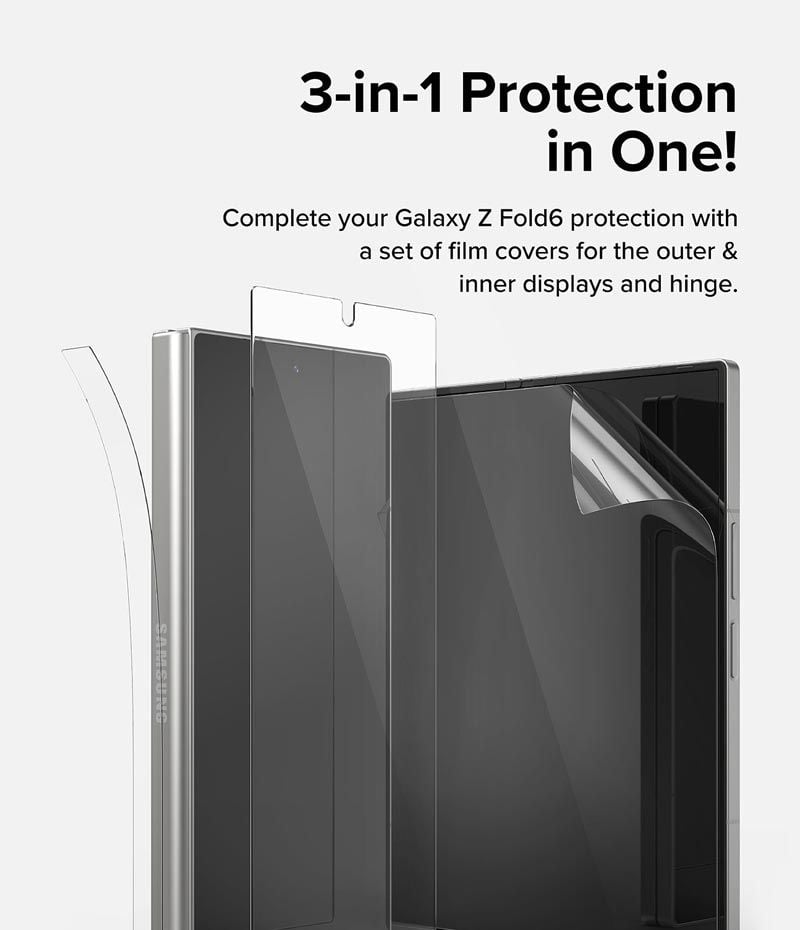  Bộ dán màn hình Samsung Galaxy Z Fold 6 RINGKE 3-in-1 Protector 