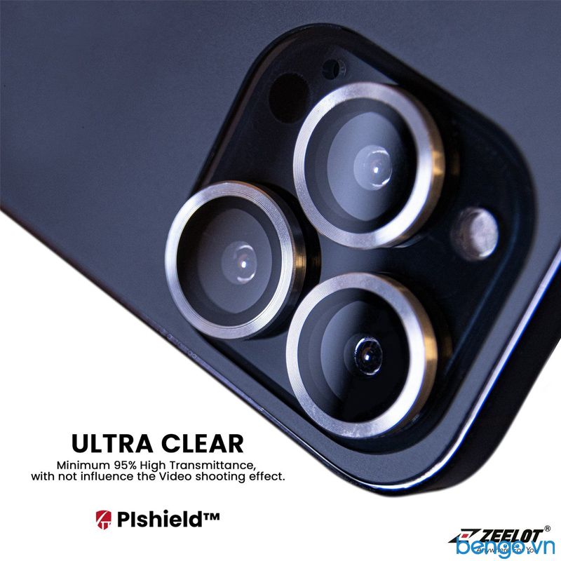  Dán Cường Lực Bảo Vệ Camera IPhone 13/13 Mini ZEELOT PIshield Titanium Alloy Viền Màu 