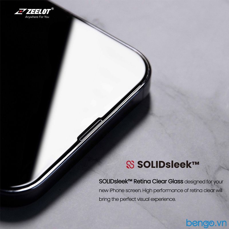  Dán Cường Lực iPhone 13 Mini ZEELOT SOLIDsleek Retina Clear 