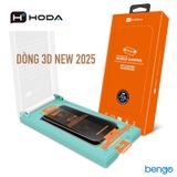  Cường lực iPhone 16 Pro / 16 Pro Max Hoda 3D chống chói (Matte) Full keo kèm khung dán / không kèm khung dán 