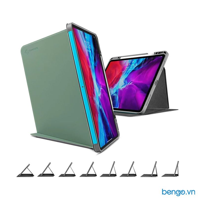  Bao da iPad Pro 12.9 2020/2018 Tomtoc (USA) Smart-Tri Case từ tính đa góc 