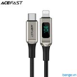  Cáp ACEFAST USB-C To Lightning MFi Màn Hình Kỹ Thuật Số LED Dài 1.2m - C6-01 