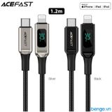  Cáp ACEFAST USB-C To Lightning MFi Màn Hình Kỹ Thuật Số LED Dài 1.2m - C6-01 