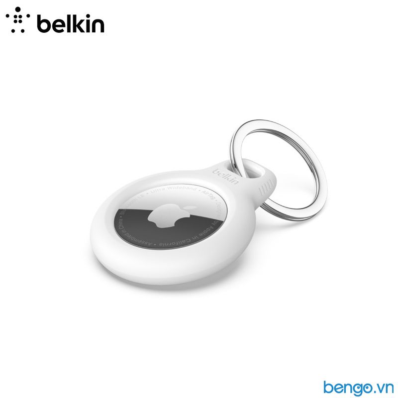  Vỏ Bảo Vệ Apple Airtag Belkin Secure Holder Kèm Móc Gắn Chìa Khóa 