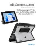  Ốp Lưng Surface Pro 9/8 Có Dây Đeo Vai Và Tay Trong Suốt - Zaki 