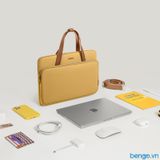  Túi Đeo Chéo Macbook 13”/14”, Ultrabook 13″ TOMTOC (USA) Premium Theher Shoulder Bag - H22C1 