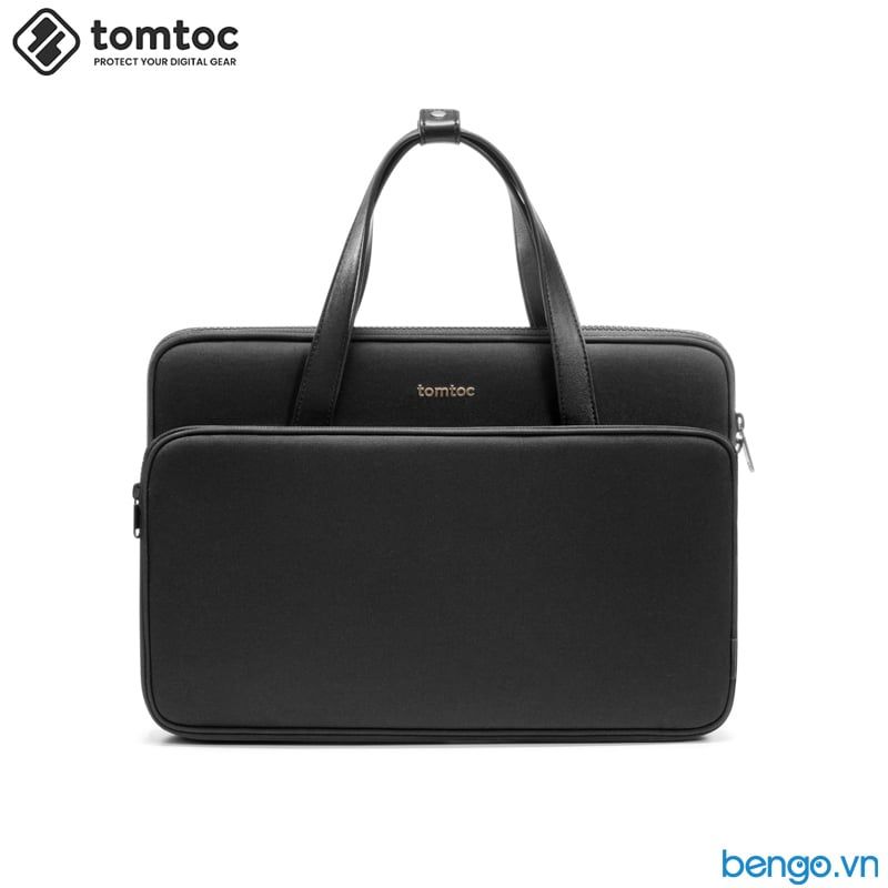  Túi Đeo Chéo Macbook 13”/14”, Ultrabook 13″ TOMTOC (USA) Premium Theher Shoulder Bag - H22C1 