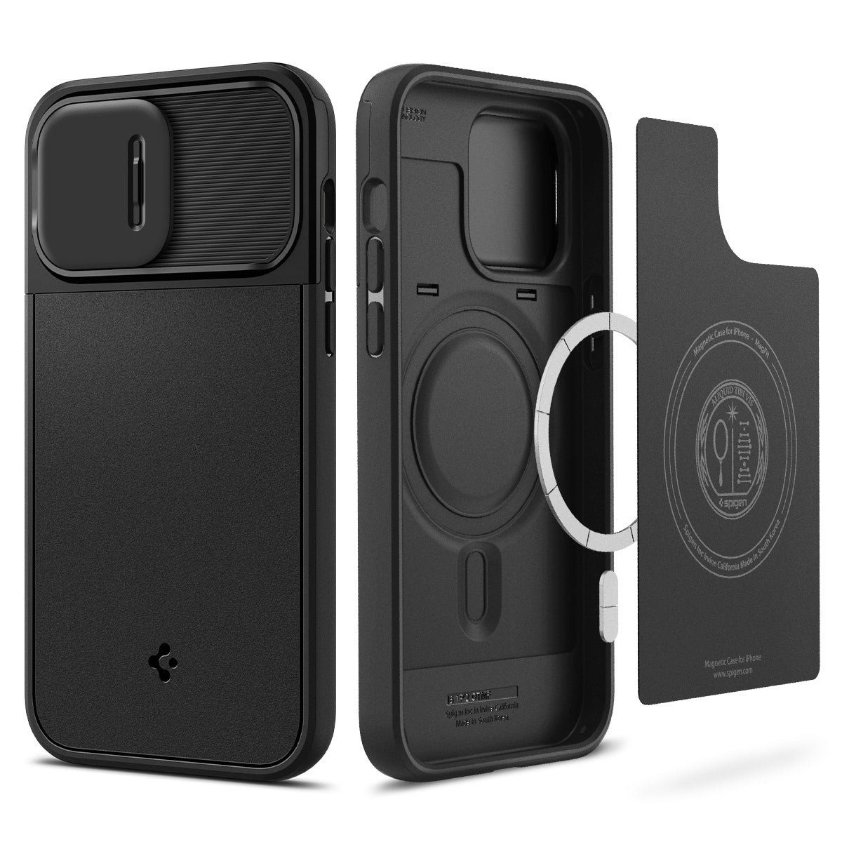  Ốp lưng iPhone 15 Pro Max Spigen Optik Armor Magfit 