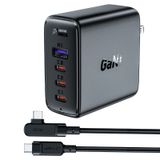  Fast Charge Wall Charger A39 PD100W GaN (3xUSB-C + USB-A) US - Đen - Sạc 100w ACEFAST 