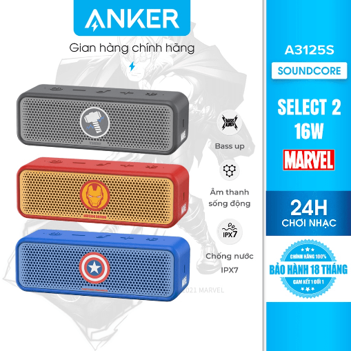  Loa Bluetooth SOUNDCORE Anker Select 2 Marvel - A3125 