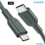  Cáp Điện Thoại Anker PowerLine II USB-C To Lightning MFi Dài 1.8m - A8633 