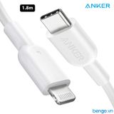  Cáp Điện Thoại Anker PowerLine II USB-C To Lightning MFi Dài 1.8m - A8633 