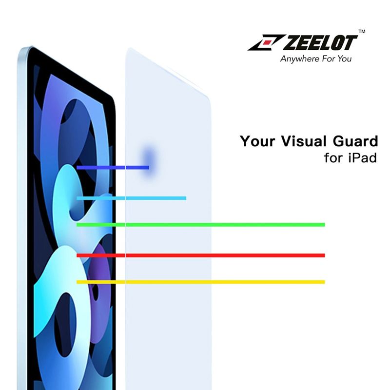 Dán Cường Lực iPad Pro 12.9 2020/2018 Zeelot PureGlass 2.5D Chống Ánh Sáng Xanh 