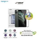  Dán cường lực iPhone 11/11 Pro/11 Pro Max Zeelot PureGlass Full Nano Bạc Kháng Khuẩn 