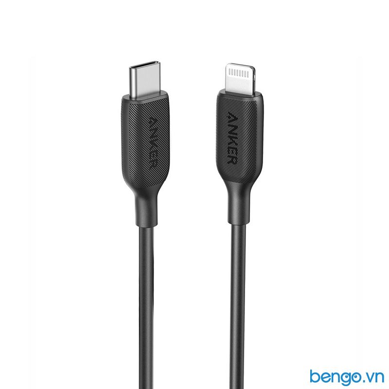  Cáp điện thoại Anker PowerLine III USB-C to Lightning cable 3ft/0.9m - A8832 