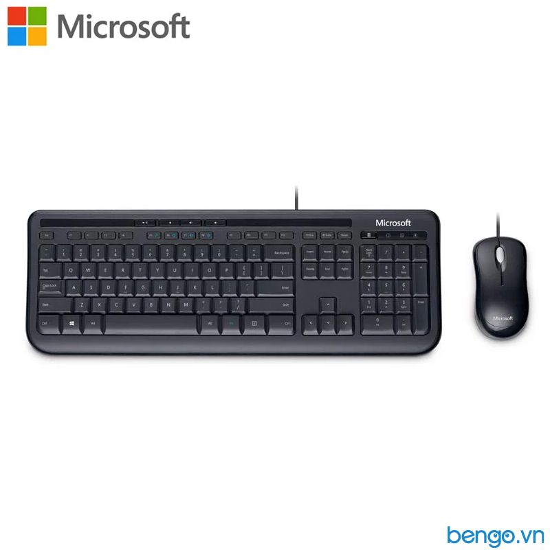  Bộ Bàn Phím, Chuột Có Dây Microsoft Wired Desktop 600 - APB-00018 