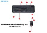  Bộ Bàn Phím, Chuột Có Dây Microsoft Wired Desktop 600 - APB-00018 