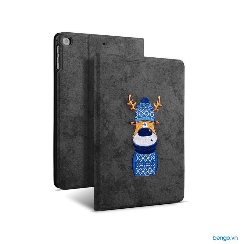  Bao da iPad Mini 5/4 Họa tiết Cartoon Sweater Fawn 