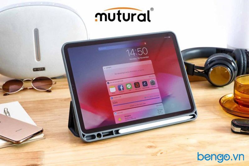  Bao Da IPad Mini 6 2021 MUTURAL With Pencil Holder 