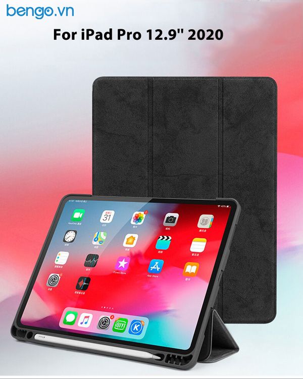  Bao da iPad Pro 12.9'' 2020 with Pencil Holder 