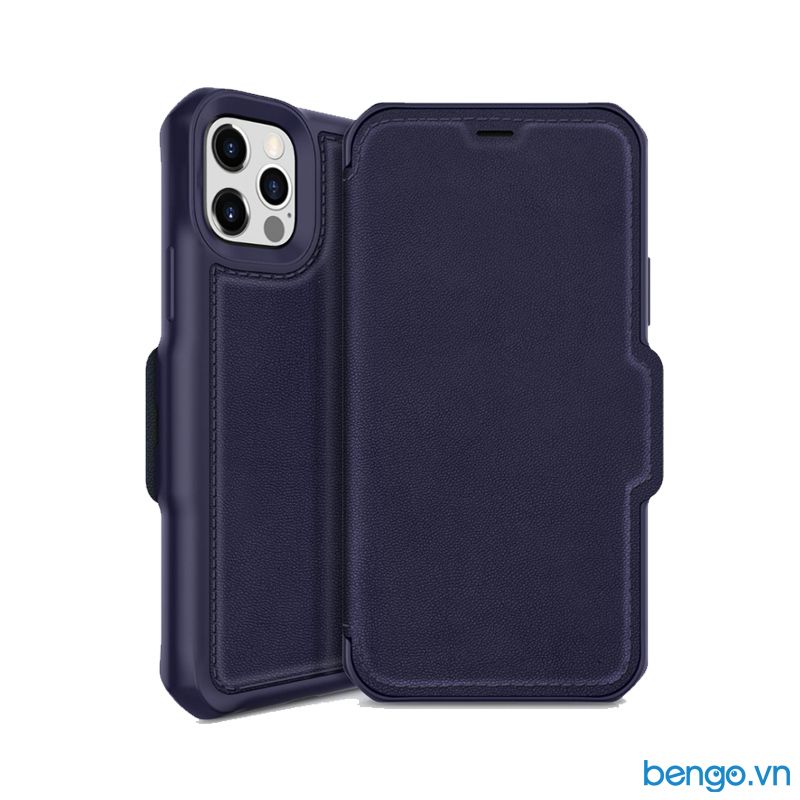  Bao Da iPhone 12 Pro Max ITSKINS Hybrid // Folio Leather Antimicrobial 