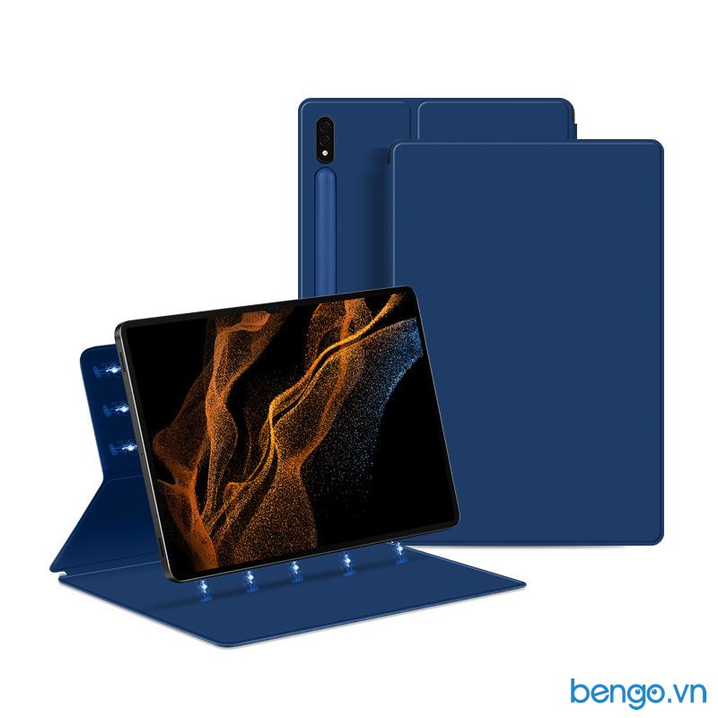  Bao da nam châm Samsung Galaxy Tab S9/S9+/S9 Ultra siêu mỏng 