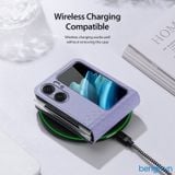  Bao da OPPO Find N2 Flip Dux Ducis Bril Series PU Leather 