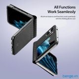  Bao da OPPO Find N2 Flip Dux Ducis Bril Series PU Leather 