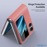  Bao da OPPO Find N2 Flip Dux Ducis Bril Series PU Leather 
