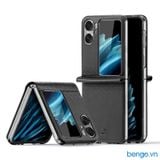  Bao da OPPO Find N2 Flip Dux Ducis Bril Series PU Leather 