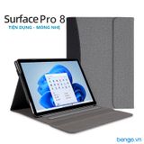  Bao Da Microsoft Surface Pro 11/10/9/8/7/Surface Go 1/2/3 Zaki Kẻ Sọc 