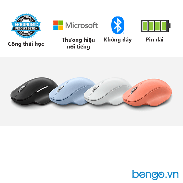  Chuột Microsoft Bluetooth Ergonomic Mouse Mới 