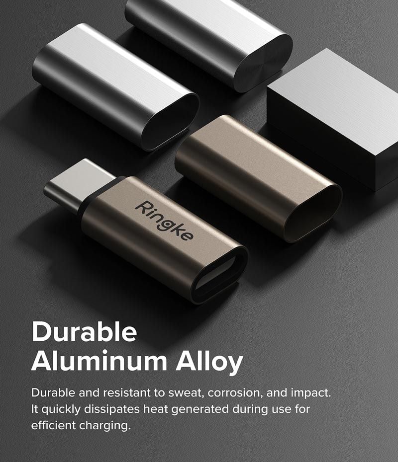  Bộ 2 đầu chuyển RINGKE Lightning to C OTG Adapter 