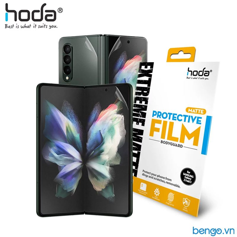  Bộ Dán 3 in 1 Film HODA Cho Samsung Galaxy Z Fold 3 5G 