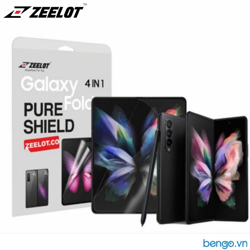  Bộ Dán Full ZEELOT 4 In 1 Cho Samsung Galaxy Z Fold 3 5G 
