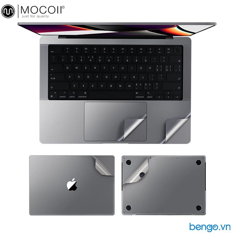  Bộ Dán Full MOCOLL 5 In 1 Cho Macbook Pro 14