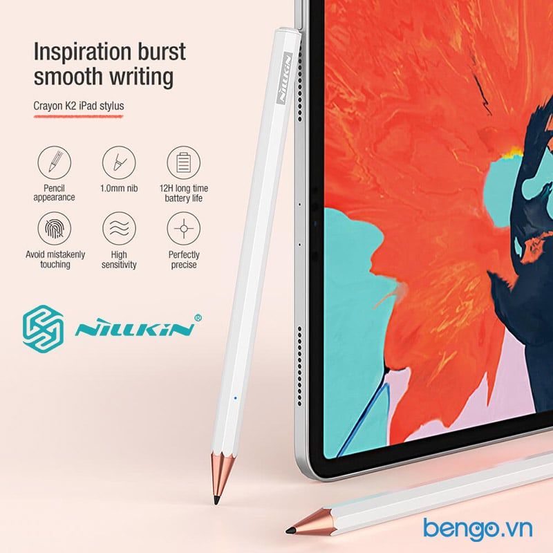  Bút Cảm Ứng Nillkin Crayon K2 iPad Stylus 