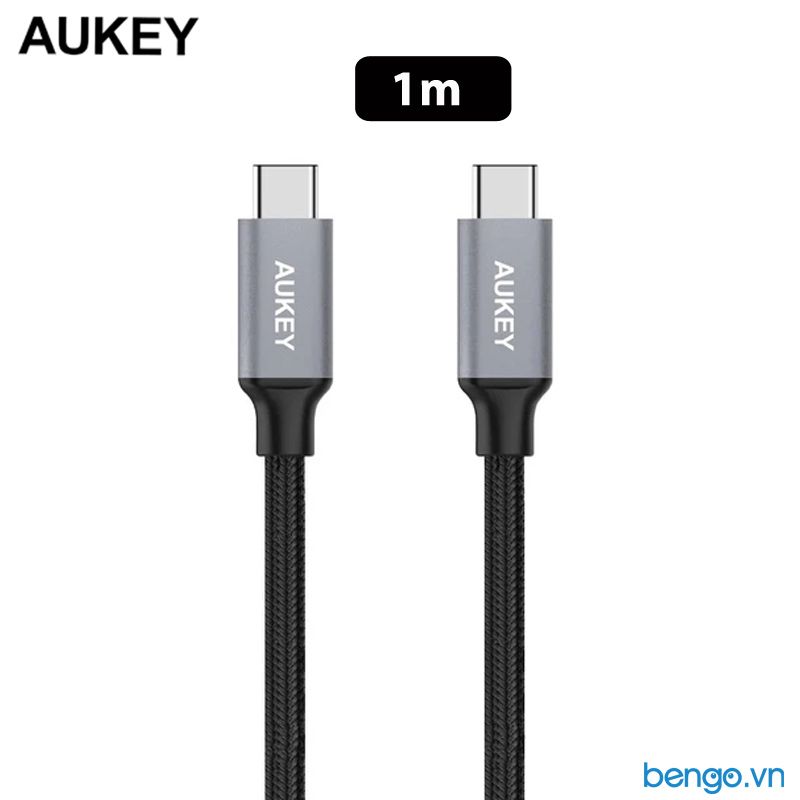  Cáp USB-C To USB-C AUKEY Quick Charge 3.0 Durable Braided Nylon Cable - CB-CD5 