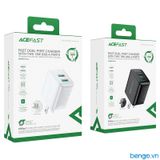 Sạc Nhanh ACEFAST A35 QC18W 2 Cổng USB-A (US) - Bảo Hành 24 Tháng 