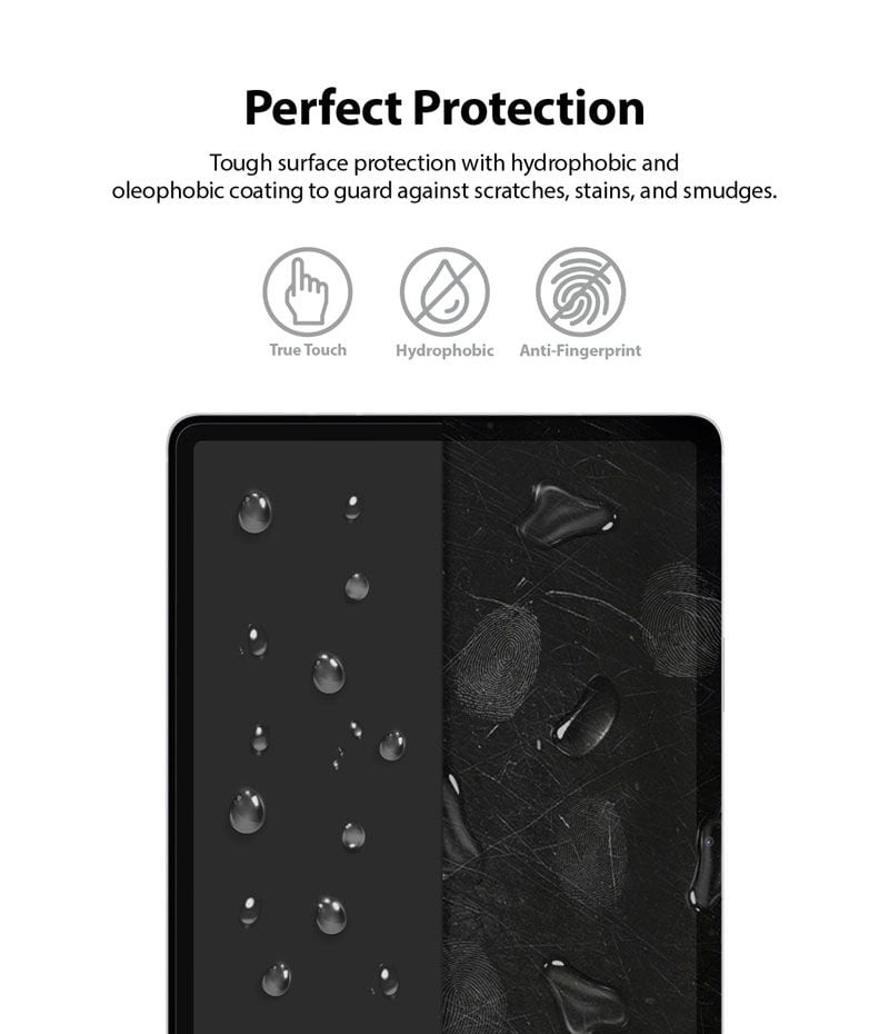  Dán cường lực màn hình Samsung Galaxy Tab S9/S9 FE/S8/S7 Ringke Tempered Glass 